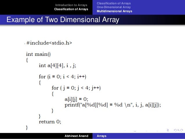 Arrays
