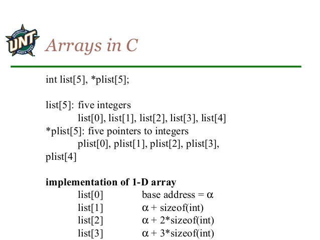 Arrays