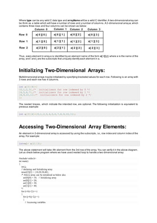 Arrays | DOCX