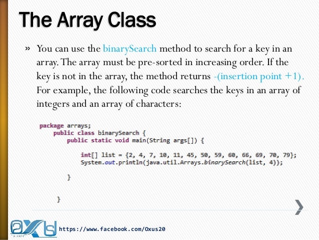 Java Arrays