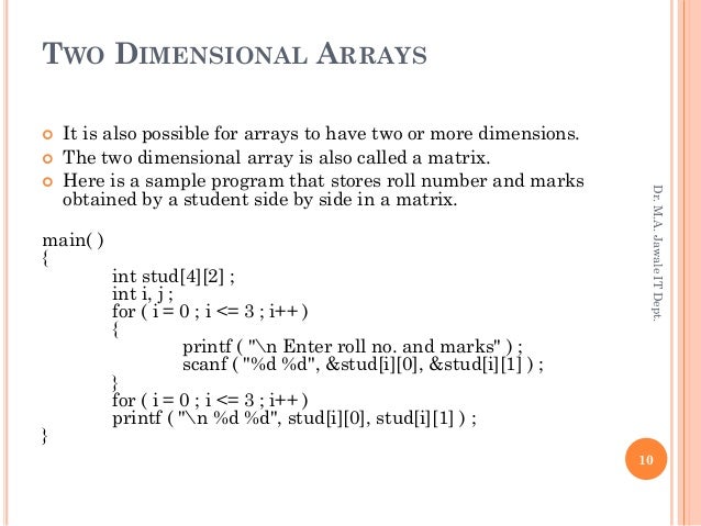 Arrays