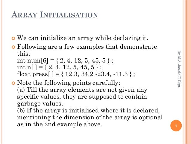 Arrays