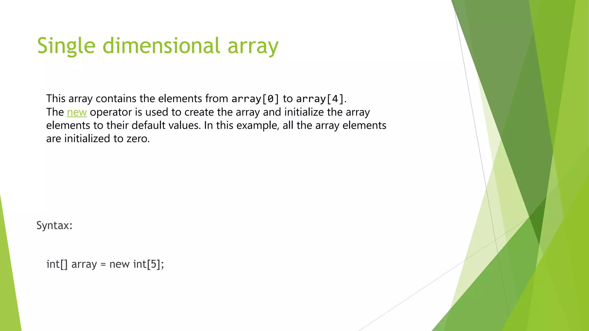 Arrays | PPT
