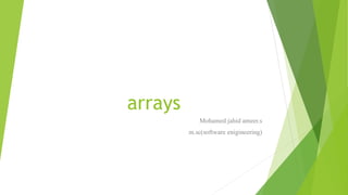 Arrays | PPT