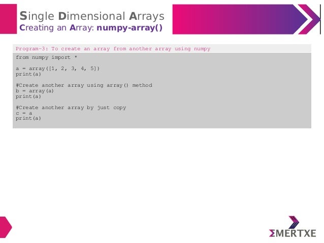 Python programming : Arrays image.