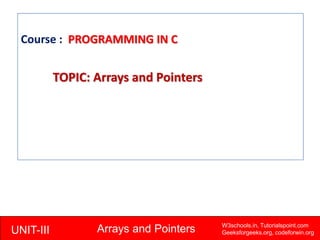Arrays.pptx | Programming Languages | Computing