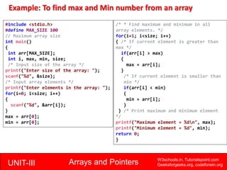 Arrays.pptx | Programming Languages | Computing