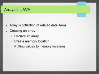 ARRAYS.ppt