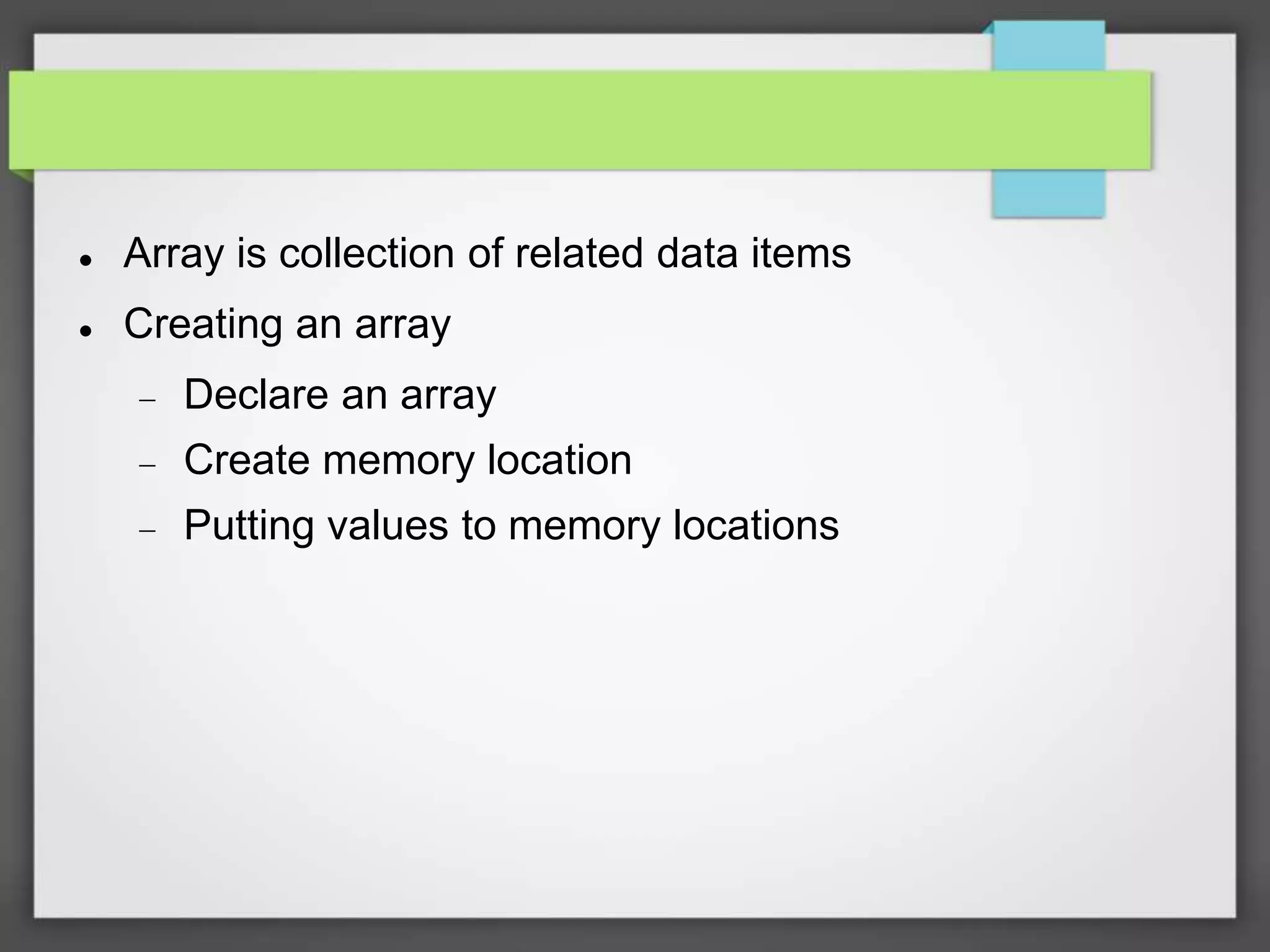 ARRAYS.ppt
