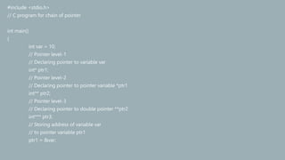 Pointer Level 2 Arrays to arrays and pointers with arrays.pptx