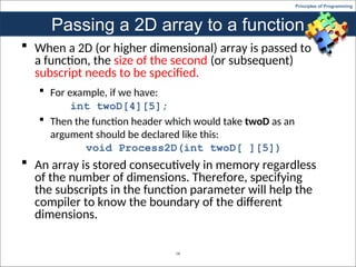 Arrays in c programing. practicals and .ppt
