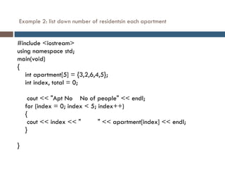 Arrays in C++-Programming Fundamentals.ppt