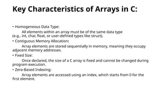 ARRAYS With Initialization, accessing, Types.pptx