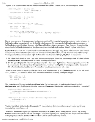 Arrays and lists in sql server 2008 | PDF