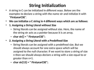 Arrays and strings unit 2 programming in c.pptx