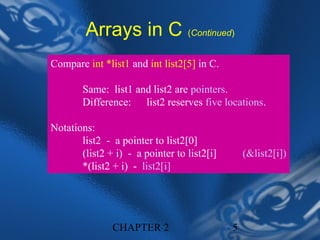 Arrays and structures | PPT