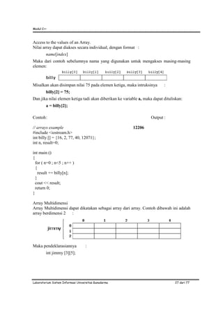 Arrays c++ | PDF