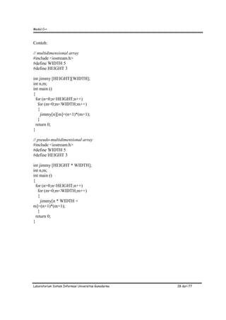 Arrays c++ | PDF
