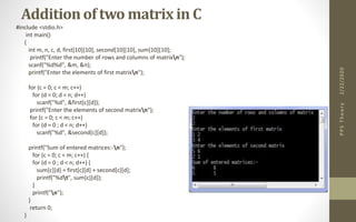 Arrays in c | PPT