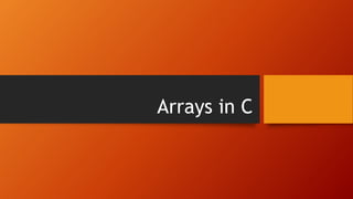Arrays in C.pptx