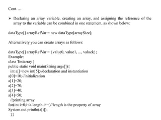 Arrays in java.pptx