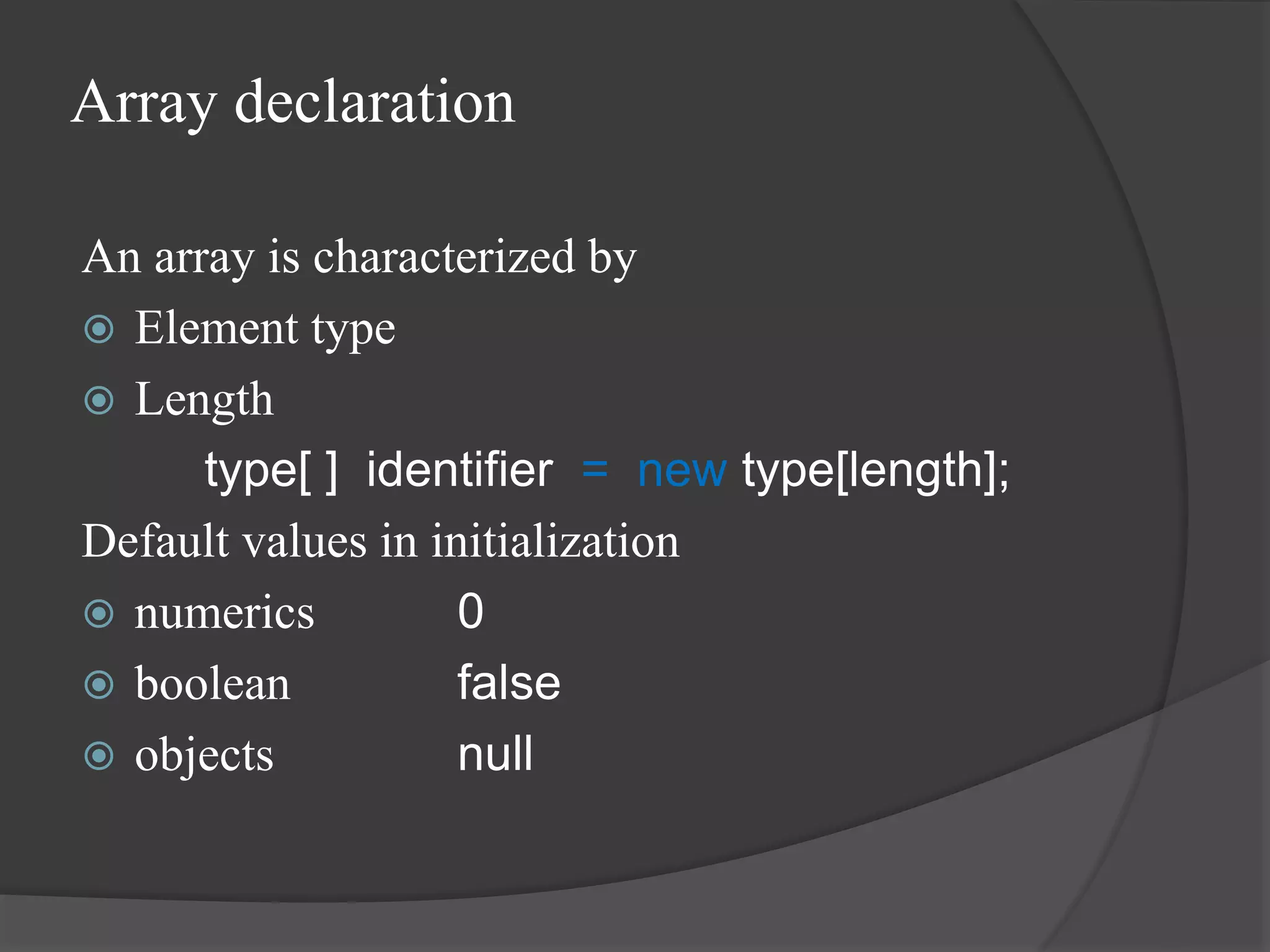 Arrays in JAVA.ppt