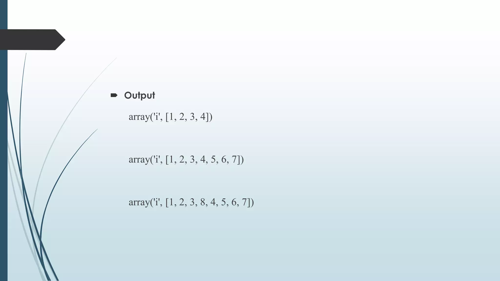 Arrays in python | PDF | Programming Languages | Computing image.