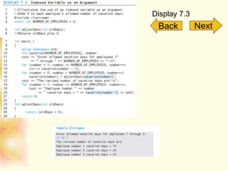 Display 7.3
Back Next
 