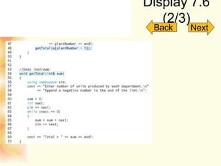 Display 7.6
(2/3)
Back Next
 