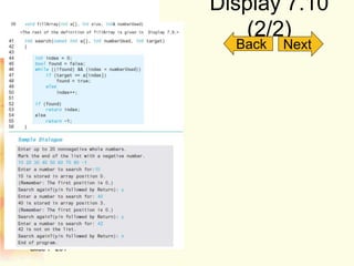 Display 7.10
(2/2)
Slide 7- 201
Back Next
 