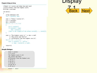 Display
7.1
Slide 7- 225
Back Next
 