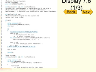 Display 7.6
(1/3)
Slide 7- 230
Back Next
 