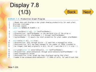 Display 7.8
(1/3)
Slide 7- 235
NextBack
 