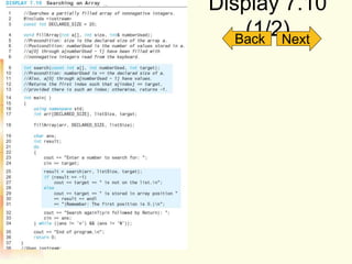 Display 7.10
(1/2)
Slide 7- 241
NextBack
 