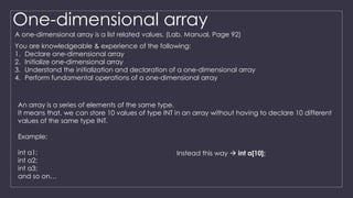 Arrays | PPT