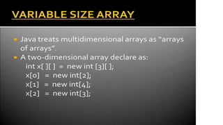 Arrays,string and vector | PPTX