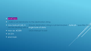 Arrays, Strings & Loops in assembly Language.pptx