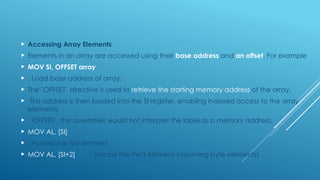 Arrays, Strings & Loops in assembly Language.pptx