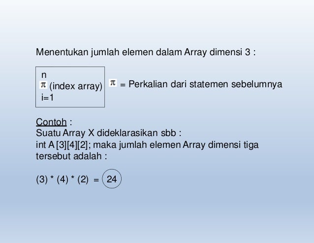 Unduh Contoh Soal Struktur Data Array + Pembahasan Dikdasmen