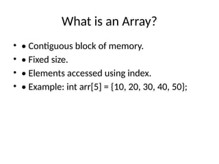 Arrays_and it's formation Presentation.pptx