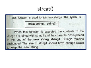 strcat()
 