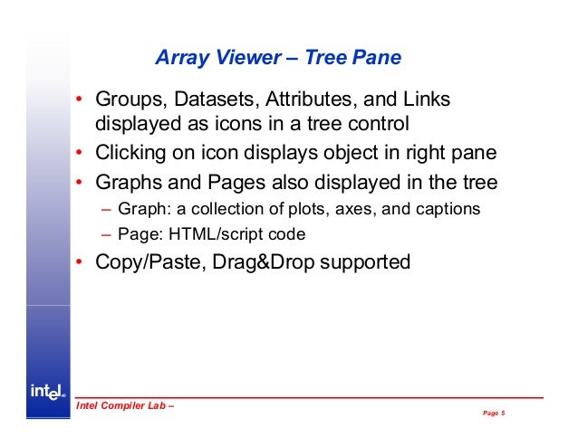 Intel Array Visualizer
