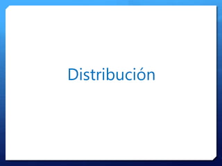 Distribución
 