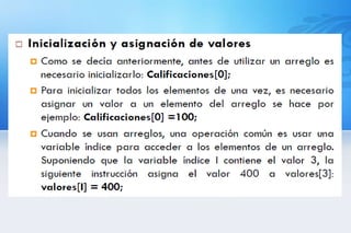 Arreglos en Java | PPTX