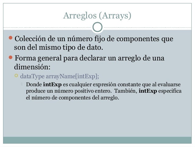 Arreglos En Lenguaje C