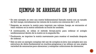 Introducción Completa a los Arreglos en Borland C++ y Java | PPTX