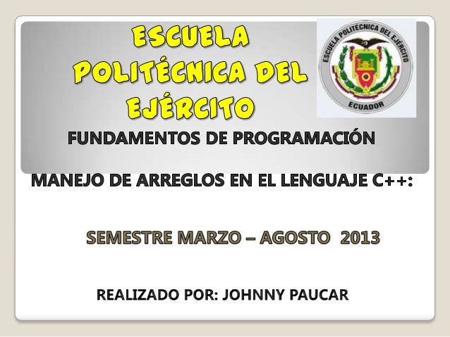 Arreglos En Lenguaje C Pdf