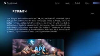 Los Arreglos Multidimensionales en C++ | PDF