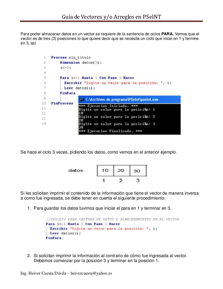 Resultado de imagen para ejemplo de algoritmos de de arreglos de base de datos