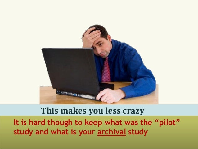 Dissertation pilot study